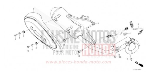 EXHAUST MUFFLER (FSH125R) FSH125R de 2024